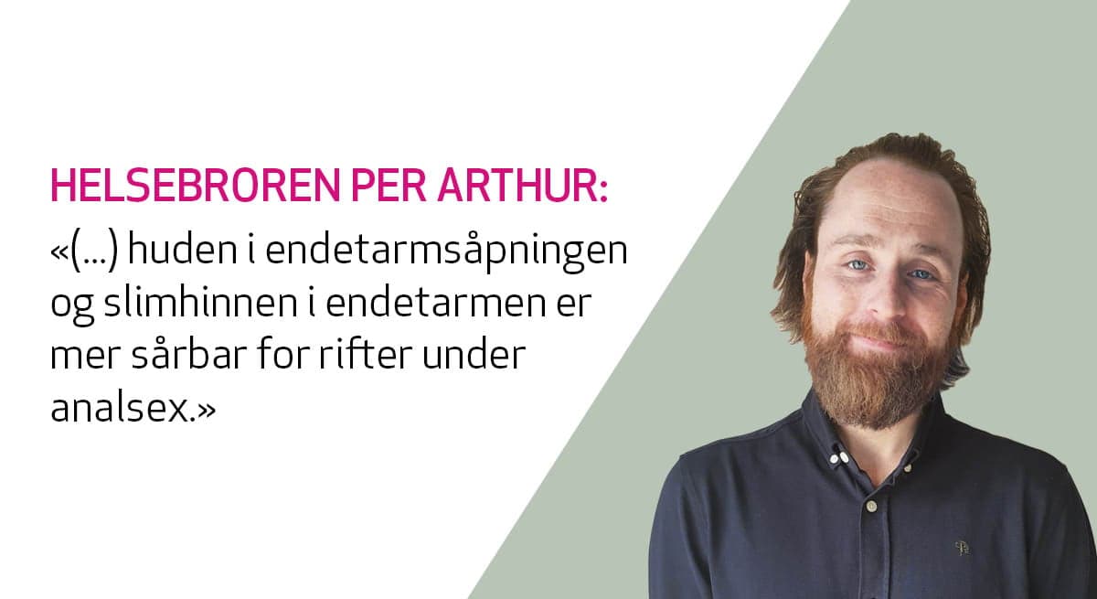 Kondomeriets ekspertpanel, Helsebroren svarer på spørsmål om analsex