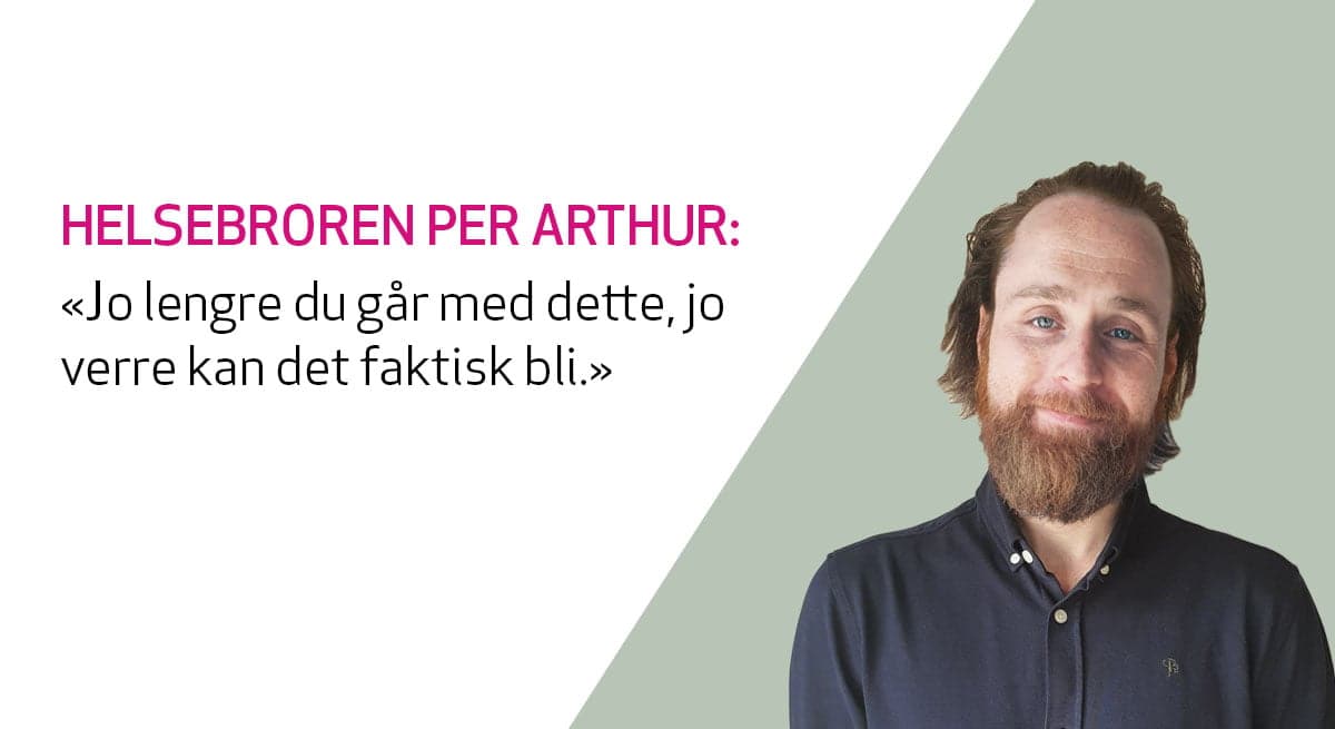 Helsebroren gir råd til en ung kvinne som kvier seg for å gå til legen med sitt problem.