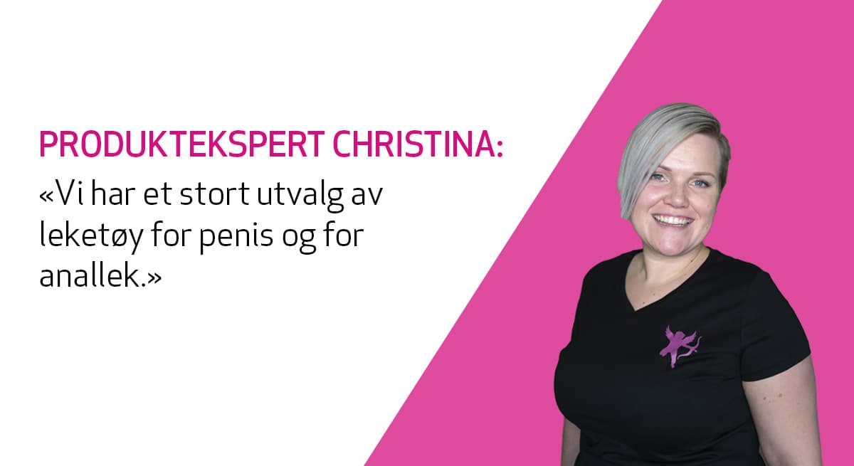 Kondomeriets produktekspert gir råd til valg av sexleketøy for menn