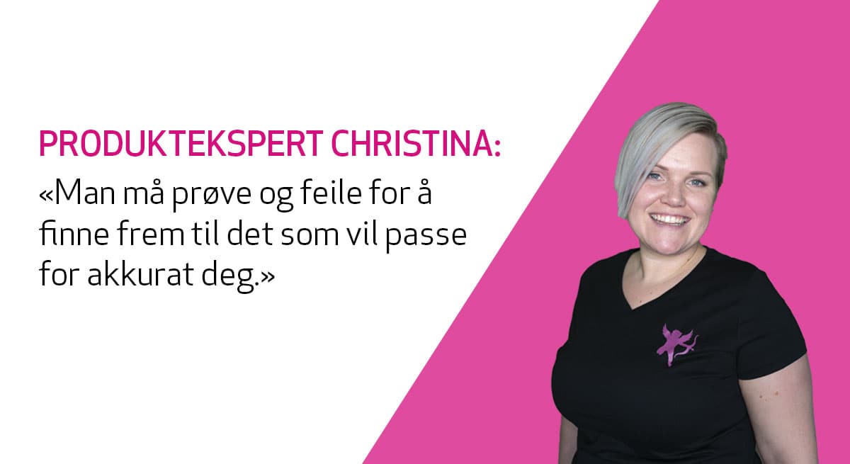 Kondomeriets produktekspert gir tips til hvordan man velger sexleketøy
