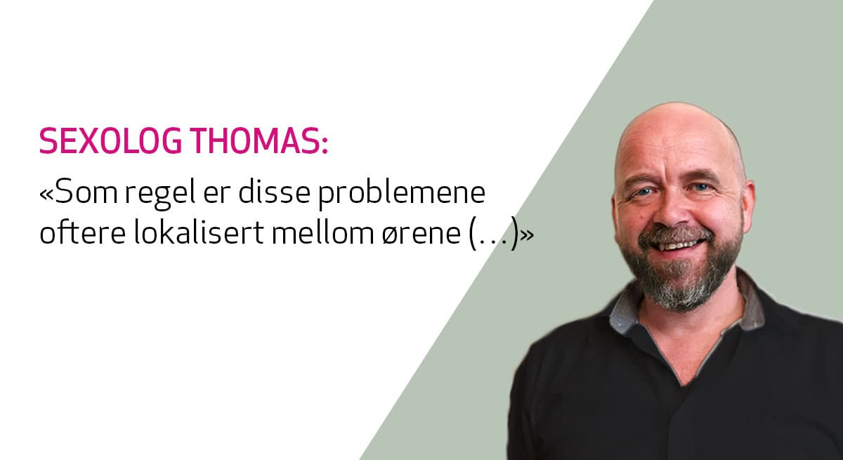 sexolog Thomas Winther svarer på spørsmål om ereksjon som svikter under sex for Kondomeriets innsender