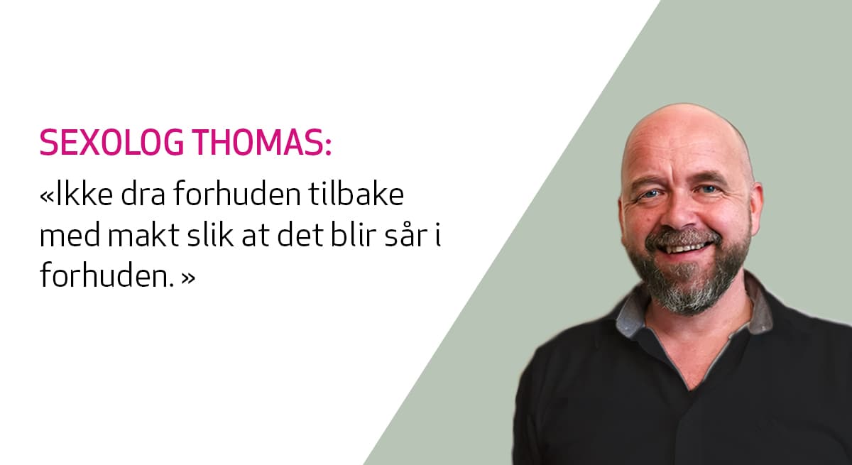 Kondomeriets ekspertpanel Sexolog Thomas Winther gir råd om trang forhud