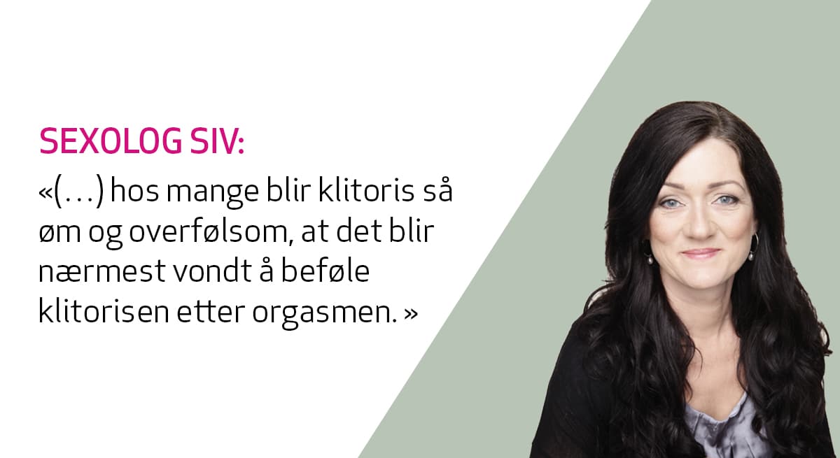 Kondomeriets ekspertpanel Sexologen gir råd ved smerter etter orgasme
