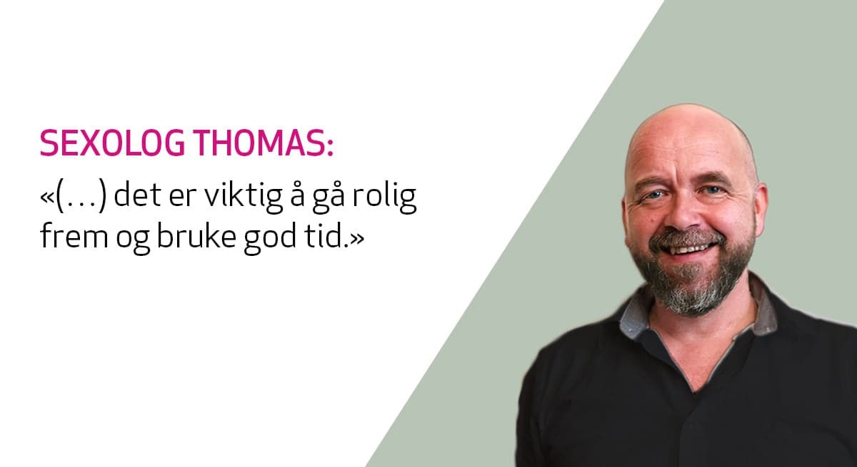 Sexolog Thomas Winther og produkteksperten gir råd ved analsex for nybegynner