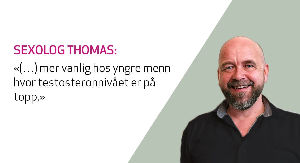 Kondomeriets ekspert sexolog Thomas Winther gir råd ved ufrivillig ereksjon