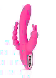 Produkt: Teazers Double rosa rabbitvibrator