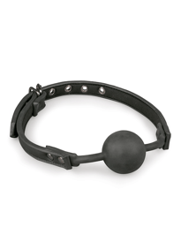 Frekke sexleketøy - EasyToys Ball gag sort silikon - bilde
