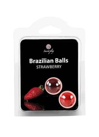Pirrende tilbehør - Brazilian balls jordbær - bilde