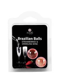 Pirrende tilbehør - Brazilian balls jordbær/champange - bilde