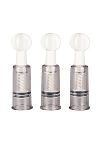 Frekke sexleketøy - EasyToys Nipple & Clit suckers 3pk. - bilde