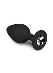 Sexleketøy - EasyToys Diamant analplugg medium sort - bilde