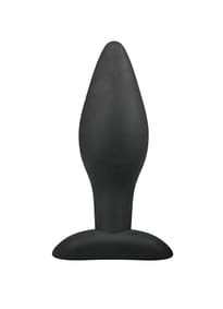 Sexleketøy - EasyToys medium sort analplugg silikon - bilde