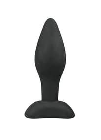 Sexleketøy - EasyToys liten sort analplugg silikon - bilde
