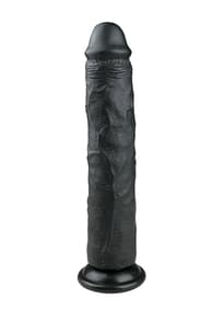 Sexleketøy - EasyToys realistisk dildo 28,5 cm sort - bilde