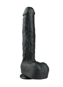 Sexleketøy - EasyToys realistisk dildo 29,5 cm sort - bilde