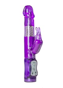 Sexleketøy - EasyToys lilla rabbitvibrator roterende - bilde