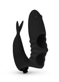 Sexleketøy - EasyToys sort fingervibrator - bilde