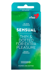 Pirrende tilbehør - Kondomer RFSU Sensual 10 pk - bilde
