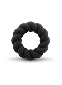 Sexleketøy - Penisring Twist sort - bilde