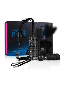 Frekke sexleketøy - Loveboxxx BDSM-sett sort - bilde