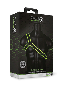 Frekke sexleketøy - BDSM-sele Ouch Glow in the dark S/M - bilde