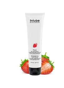 Pirrende tilbehør - Glidemiddel Nuei vannbasert jordbær - bilde