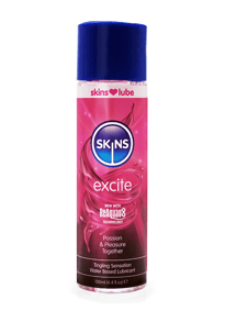 Pirrende tilbehør - Skins Excite vannbasert glidemiddel - bilde