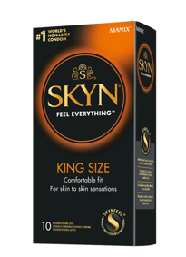 Pirrende tilbehør - Kondomer SKYN King Size 10pk - bilde
