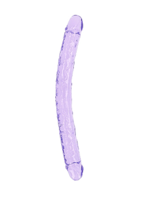 Sexleketøy - Dobbeldildo realistisk lilla 45 cm - bilde