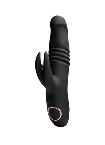 Sexleketøy - Rabbitvibrator Thrusting svart - bilde