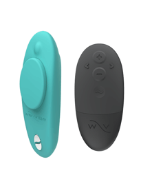Sexleketøy - We-Vibe Moxie+ turkis trusevibrator - bilde