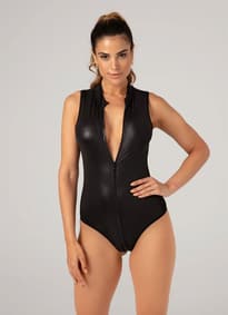 Sexy undertøy - Christine - Two-Way Zipper Body Xenna Black 2XL - bilde