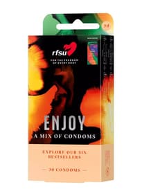 Pirrende tilbehør - Kondomer RFSU Enjoy 30 stk - bilde