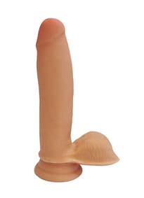Sexleketøy - Dildo med sugekopp 18 cm naturtro - bilde
