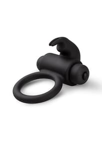 Sexleketøy - EasyToys vibrerende penisring Bunny Vibe - bilde