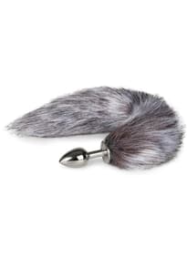 Sexleketøy - EasyToys Fox Tail buttplug No. 5 sølv - bilde