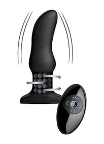Sexleketøy - Rimmevibrator med fjernkontroll medium - bilde