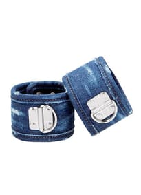 Frekke sexleketøy - Fotlenker Ouch Denim Style - bilde