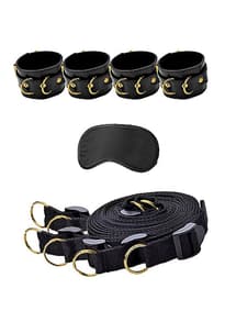 Frekke sexleketøy - Bondagesett Ouch Limited edition sort - bilde
