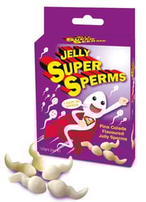 Pirrende tilbehør - Jelly Super Sperms godteri - bilde