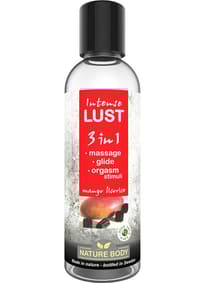 Pirrende tilbehør - Glidemiddel lakris mango 3-i-1 - bilde