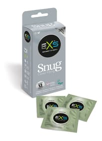 Pirrende tilbehør - Kondomer EXS Snug Fit 12 pk - bilde