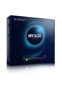 Pirrende tilbehør - Kondomer MySize PRO 47 mm 36 pk - bilde