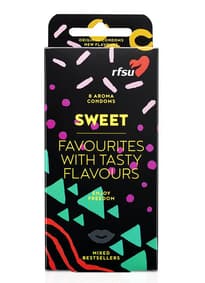 Pirrende tilbehør - Kondomer RFSU Aroma kondomer 8 pk - bilde