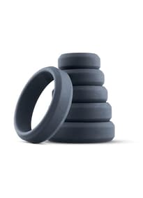 Sexleketøy - Boners ereksjonsring sett 6 pk - bilde
