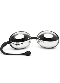 Sexleketøy - Fifty Shades vaginakuler silver  67 gram - bilde
