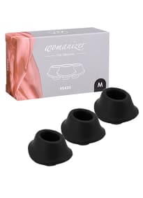 Pirrende tilbehør - Womanizer reservehetter 3 x sort M - bilde