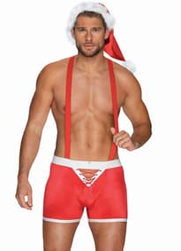 Sexy undertøy - Julekostyme for menn Mr.Claus S/M - bilde