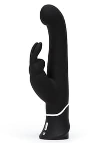 Sexleketøy - Rabbitvibrator Happy Rabbit G-punkt sort - bilde