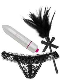 Sexleketøy - RO-80 klitorisvibrator sølv i gavepakke - bilde